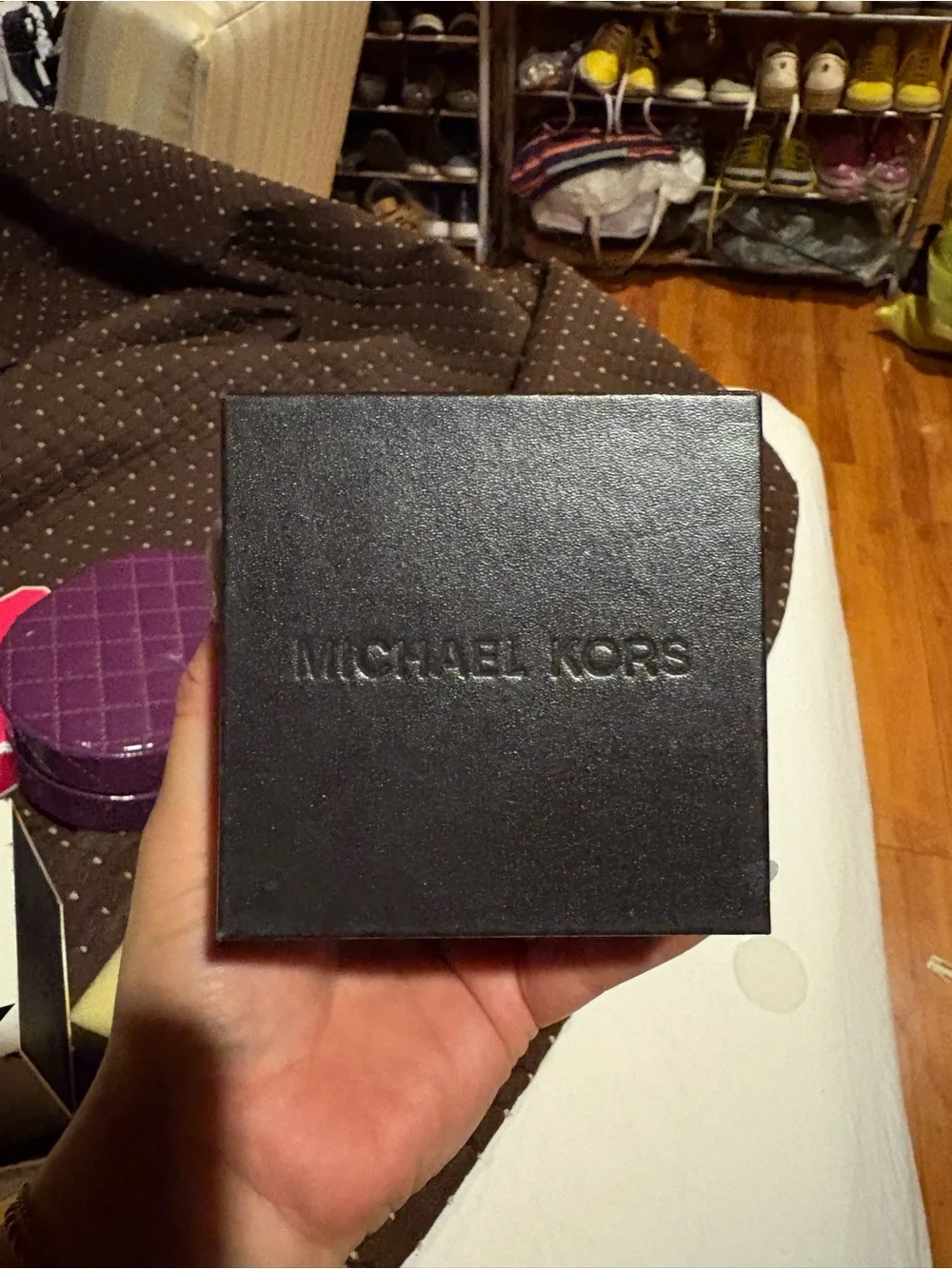 Michael Kors Silver Crystal Link Bracelet Watch